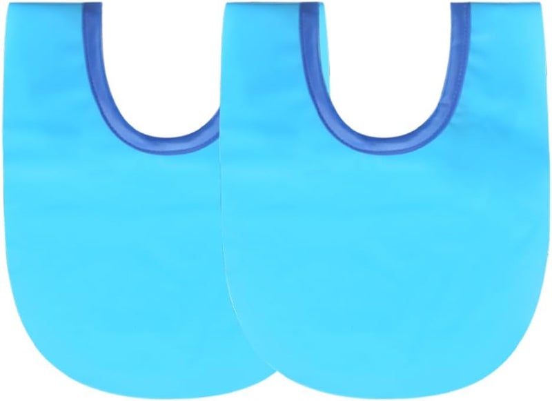 EHUSPU Tracheostomy Shower Cover Neck Stoma Protector for Tracheostomy,Waterproof Shower Shield Neck Stoma Guard (Blue-2pc) - Image 1